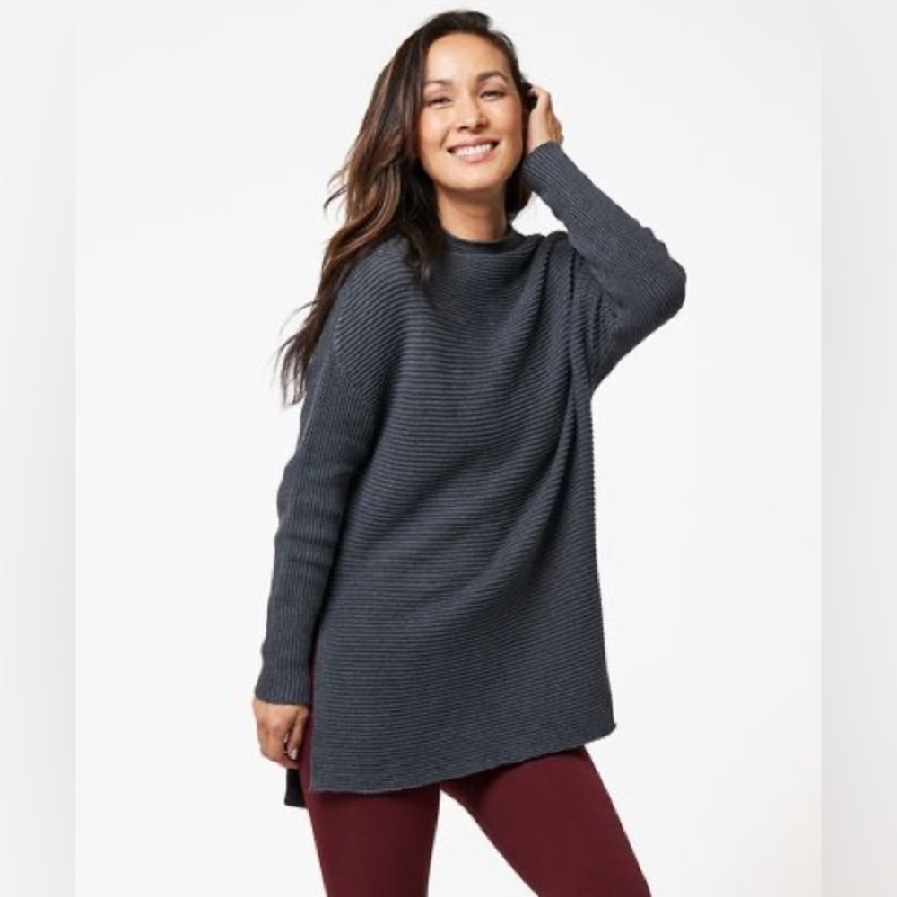 NWOT Pact Sweater Mockneck Tunic